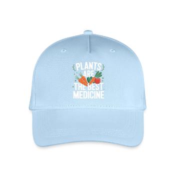 Vegetarian Vegan Veggie Vegetarian - Organic Kids’ Baseball Cap - light blue - Front