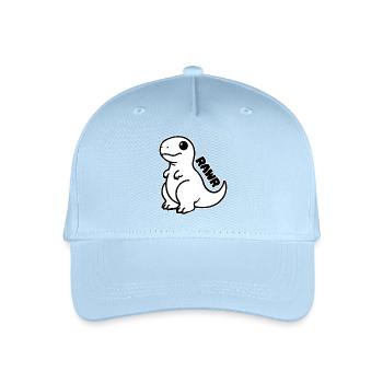 Dinosaure mignon - T-rex Rawr Design - Casquette de baseball bio Enfant - bleu clair - Devant