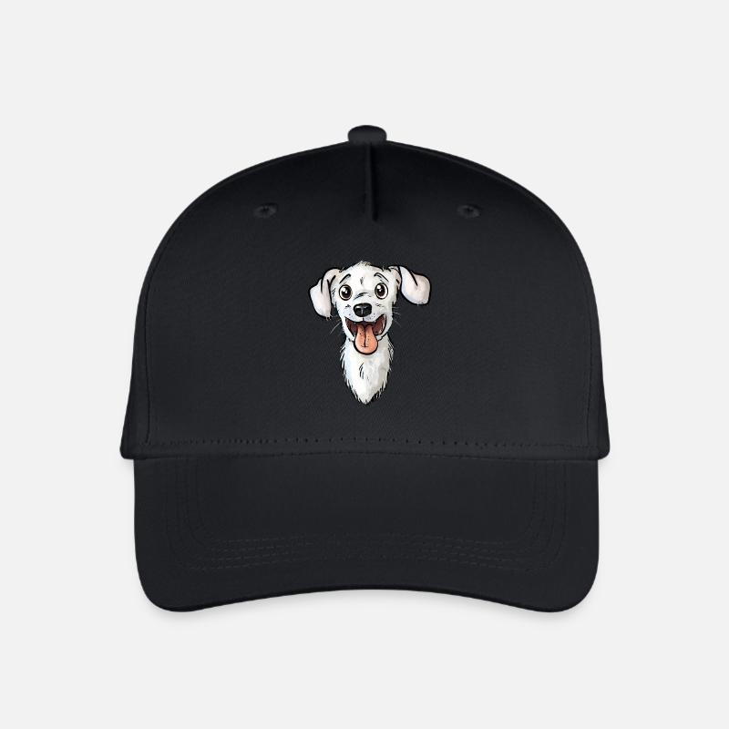 Jack Russell - Organic Kids’ Baseball Cap - black
