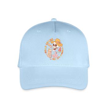 Été Ambiance Lac Nature Flore Art Fleurs Mer - Casquette de baseball bio Enfant - bleu clair - Devant