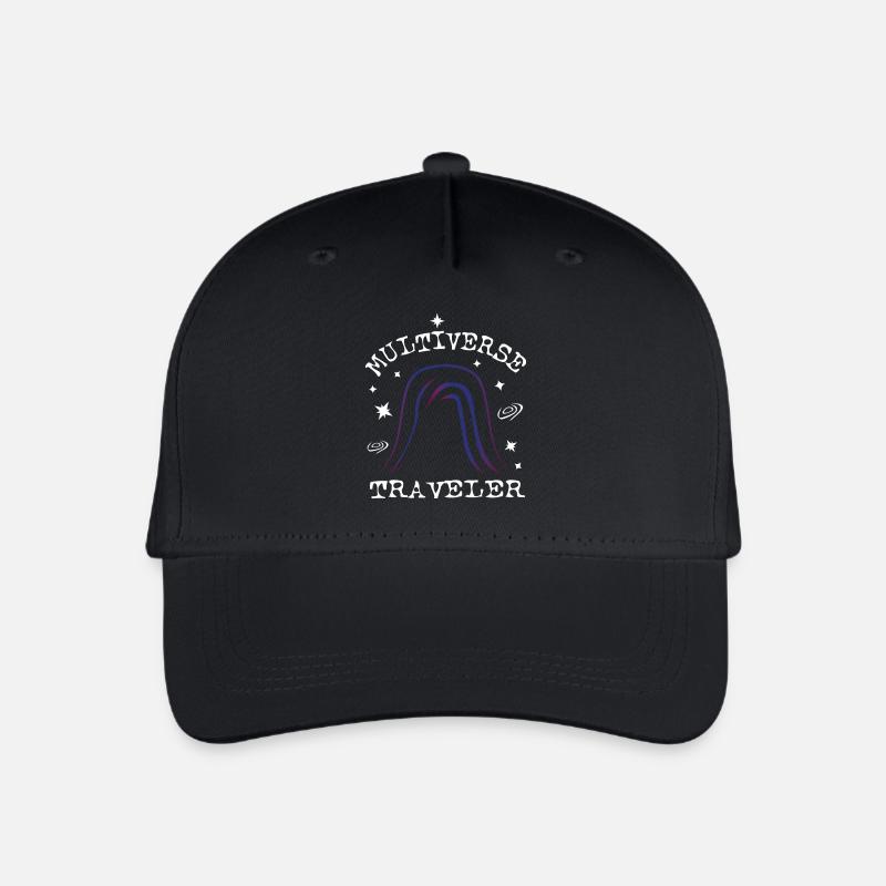 Multiversum-Reisender - Kinder Bio Basecap - Schwarz