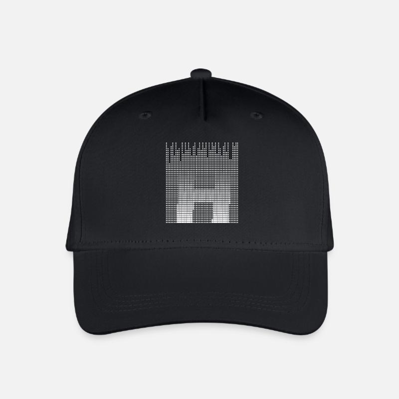 Letter H, Name, der Buchstabe H - Kinder Bio Basecap - Schwarz