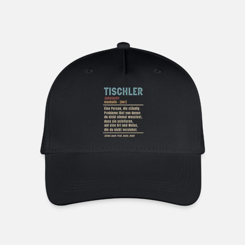 Charpentier Définition Charpentier Signifiant Artisanat - Casquette de baseball bio Enfant - noir