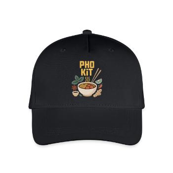 Pho Kit Mix - Organic Kids’ Baseball Cap - black - Front