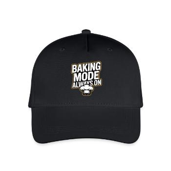 Mode de cuisson - Mode de cuisson toujours activé - Casquette de baseball bio Enfant - noir - Devant