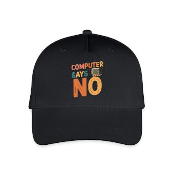Rétro Computer dit non - Casquette de baseball bio Enfant - noir - Devant
