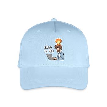 Everyday life in the office - The complete CHAOS - Organic Kids’ Baseball Cap - light blue - Front