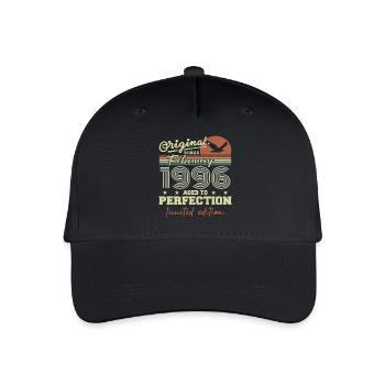 Geburtstag Februar 1996 - Kinder Bio Basecap - Schwarz - Vorne