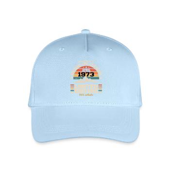 Jubiläumsjahrgang April 1973 - Kinder Bio Basecap - Hellblau - Vorne