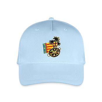 Valencia Palmen Paella - Kinder Bio Basecap - Hellblau - Vorne