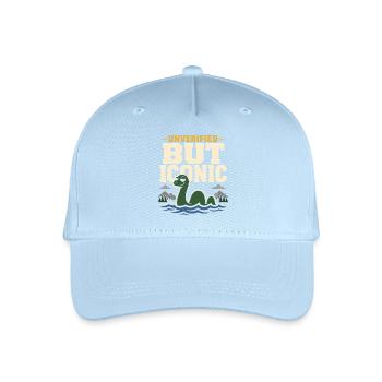 Loch Ness Monster Nessie Loch Ness Cryptid - Kinder Bio Basecap - Hellblau - Vorne