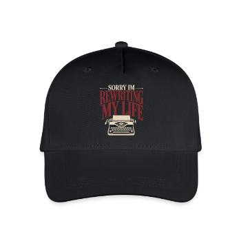 Poetcore Poète Poésie Dark Academia Gift - Casquette de baseball bio Enfant - noir - Devant