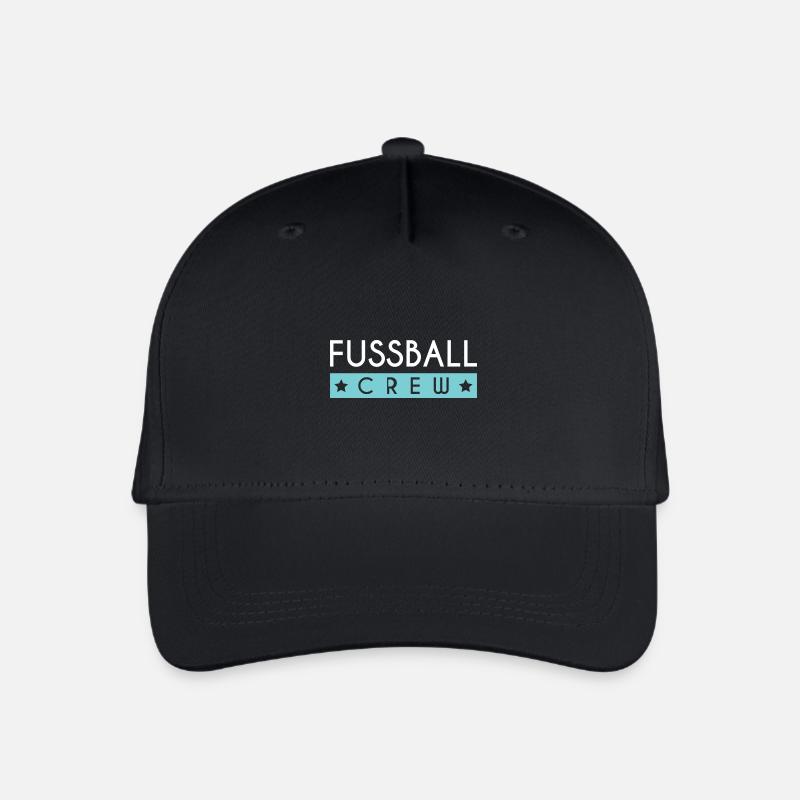 Fussball Crew - Kinder Bio Basecap - Schwarz