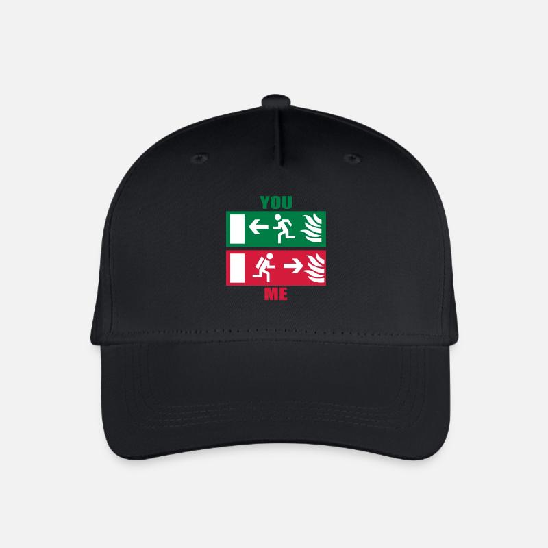 Pompiers - Casquette de baseball bio Enfant - noir
