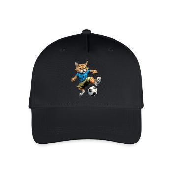Football pour chat - Casquette de baseball bio Enfant - noir - Devant