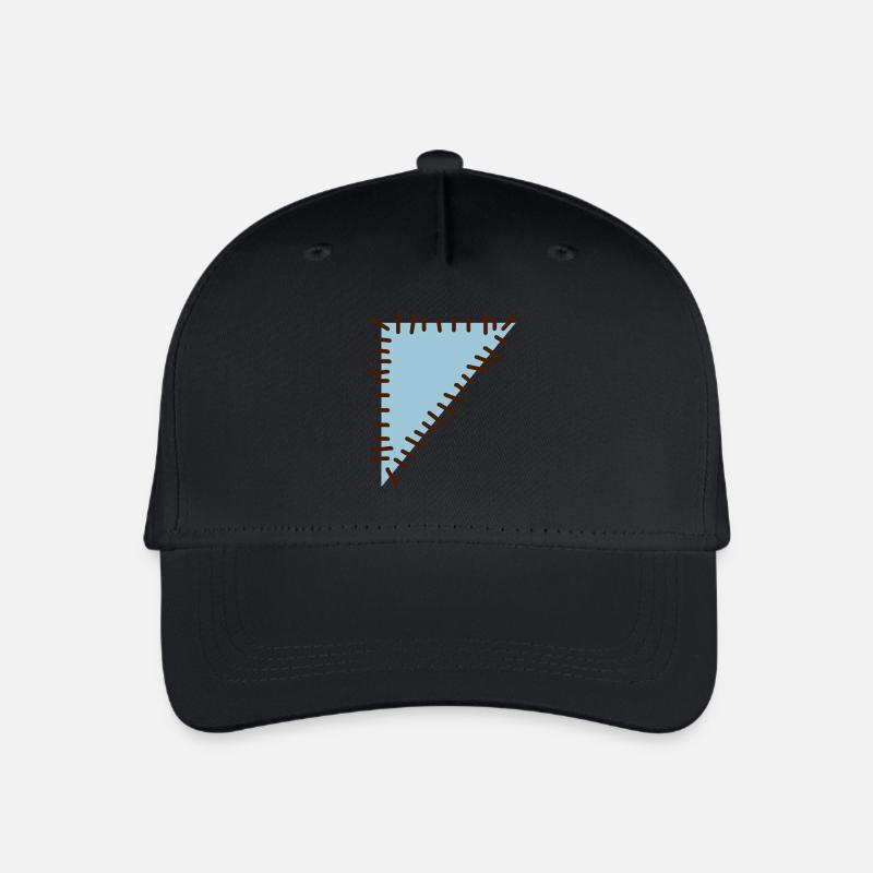 flicken3 - Kinder Bio Basecap - Schwarz