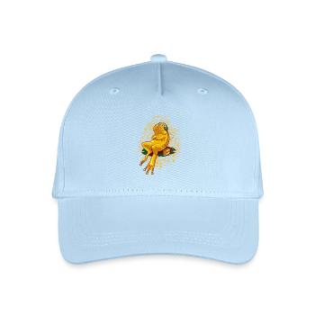 FROGGIE RELAX MODE - Organic Kids’ Baseball Cap - light blue - Front
