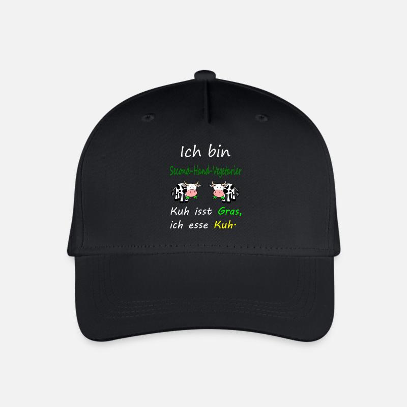 Kuh - Kinder Bio Basecap - Schwarz