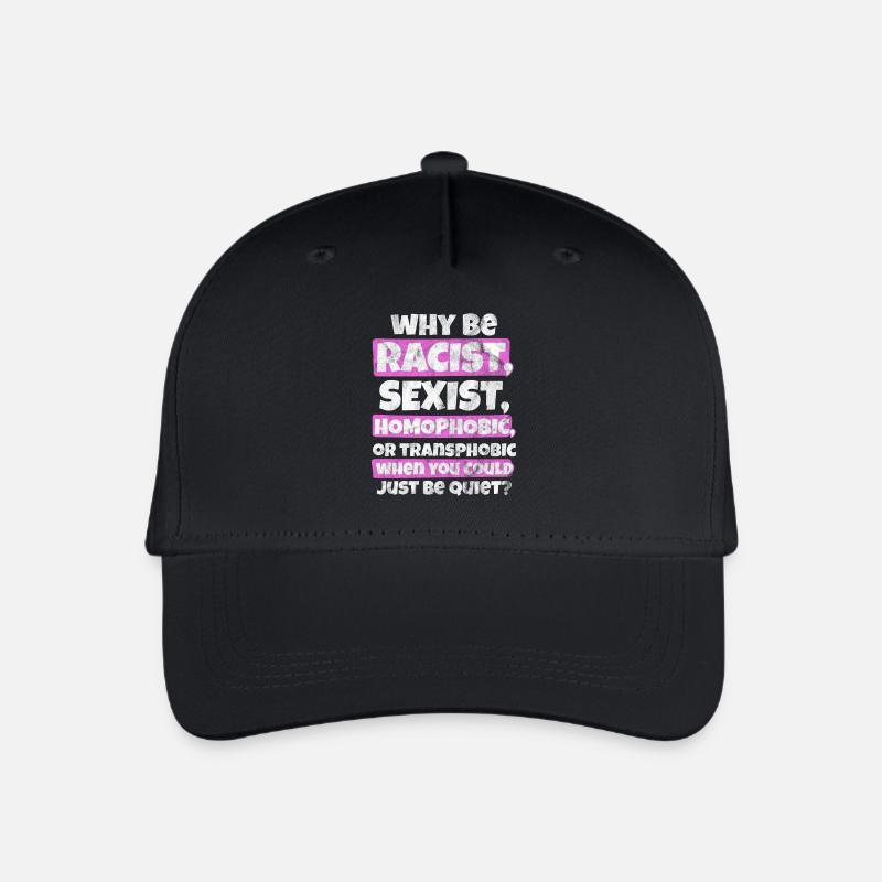 Sei kein Rassist, LGBT - Kinder Bio Basecap - Schwarz