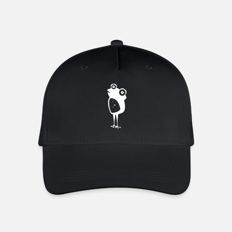 frog - Organic Kids’ Baseball Cap - black