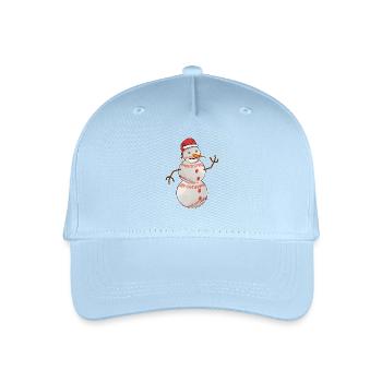 Christmas Baseball - Organic Kids’ Baseball Cap - light blue - Front