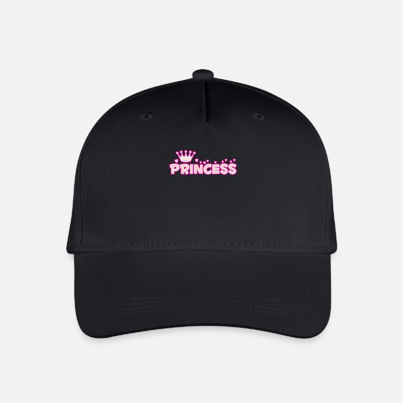Princess - Kinder Bio Basecap - Schwarz