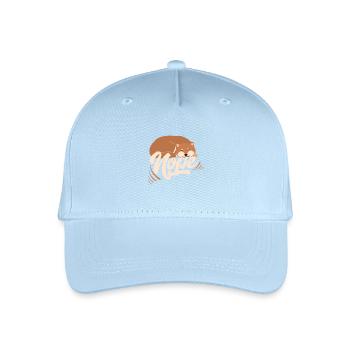 Nope Dog - Shiba inu faul - Kinder Bio Basecap - Hellblau - Vorne