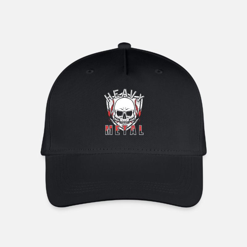 Heavy Metal - Kinder Bio Basecap - Schwarz