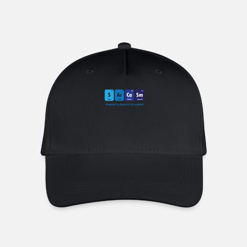 Funny - Sarkasmus - Element - Blau - Lustig - Cool - Kinder Bio Basecap - Schwarz
