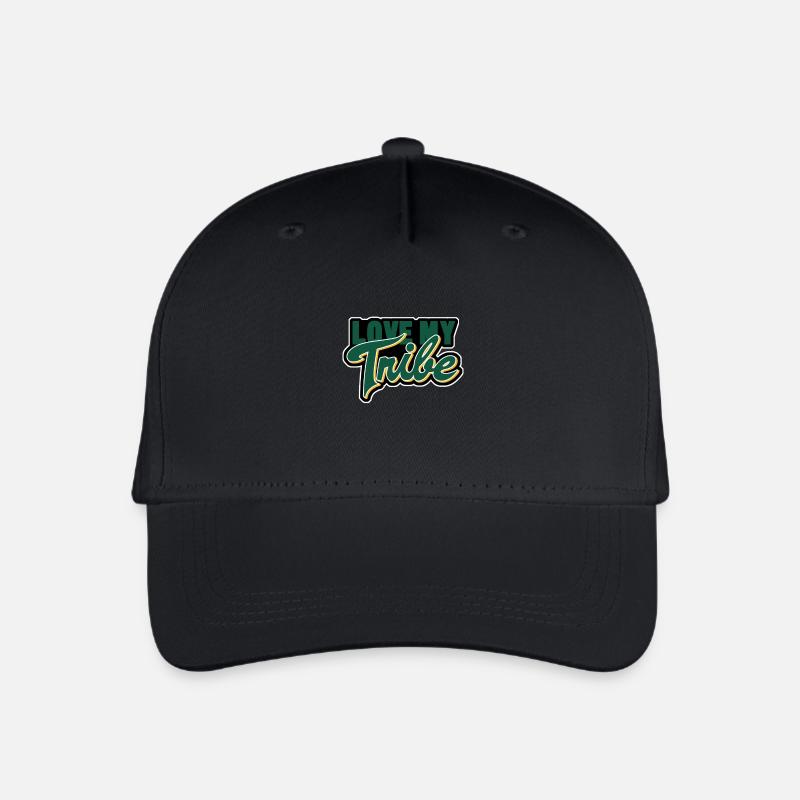 love my tribe - Kinder Bio Basecap - Schwarz