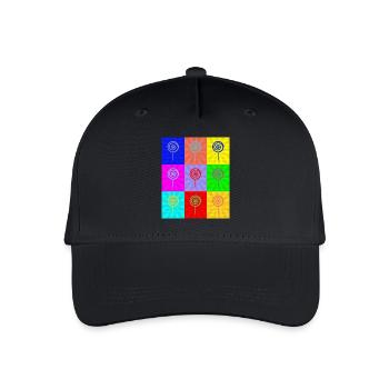 Pop Art - Organic Kids’ Baseball Cap - black - Front