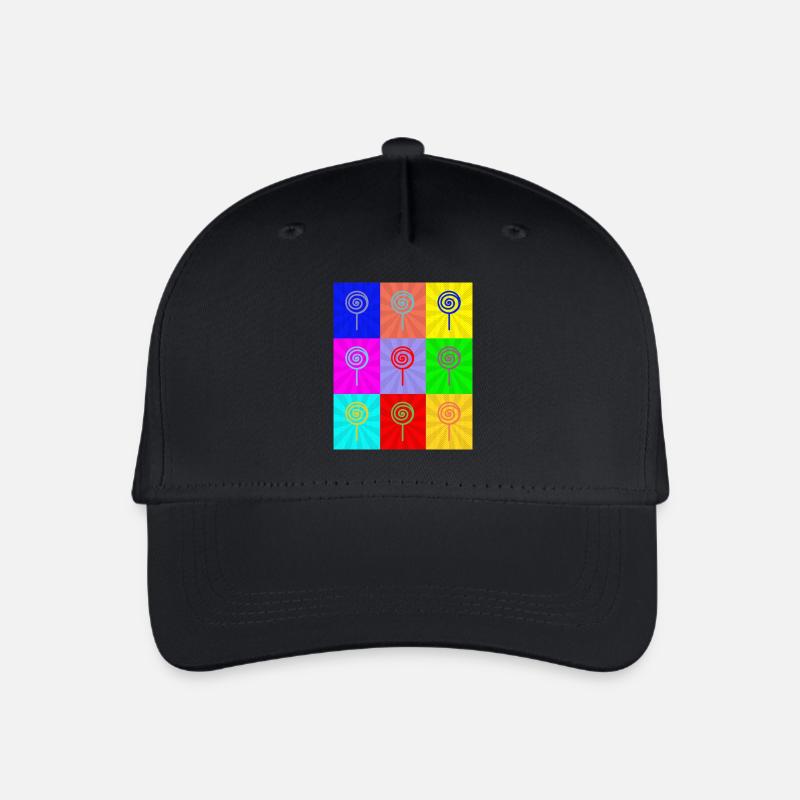 Pop-Art - Kinder Bio Basecap - Schwarz