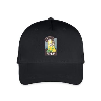I want to believe - Kinder Bio Basecap - Schwarz - Vorne