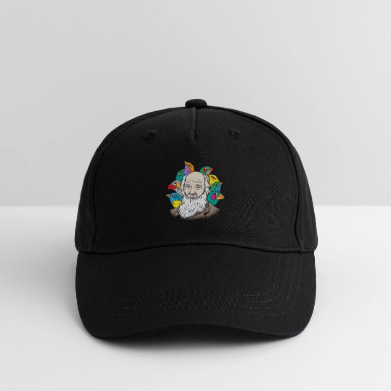 Charles Darwin Portrait Gift Evolution Casquette de baseball bio Enfant