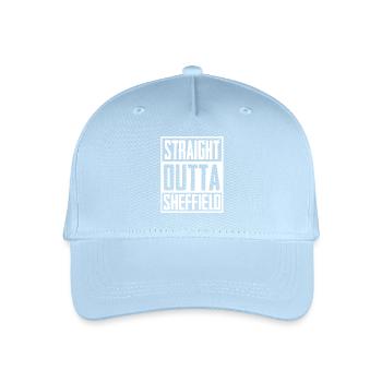 Geradeaus Sheffield - Kinder Bio Basecap - Hellblau - Vorne