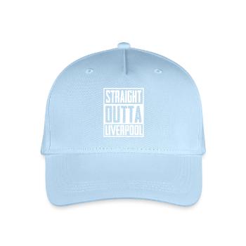 Geradeaus Liverpool - Kinder Bio Basecap - Hellblau - Vorne