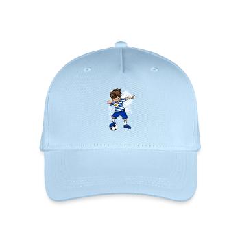 Équipe nationale de l'Uruguay Dab garçon - Casquette de baseball bio Enfant - bleu clair - Devant