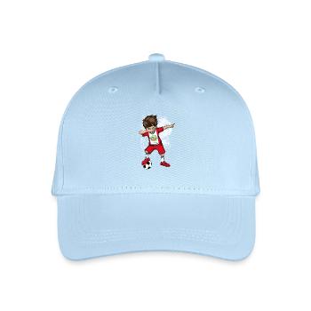 Équipe nationale Pérou Championnat du monde WC - Casquette de baseball bio Enfant - bleu clair - Devant