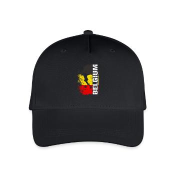 Équipe nationale de Belgique de football - Cadeau - Casquette de baseball bio Enfant - noir - Devant