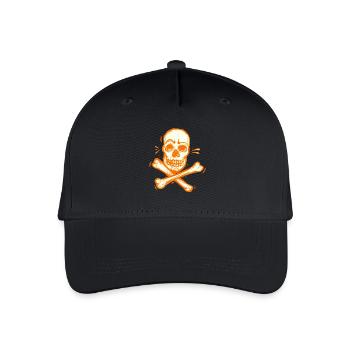Dead Pirate Skull - Organic Kids’ Baseball Cap - black - Front
