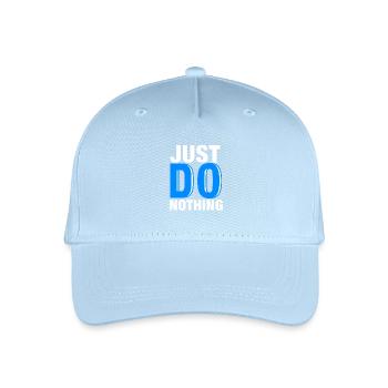 Ne fais rien - Casquette de baseball bio Enfant - bleu clair - Devant