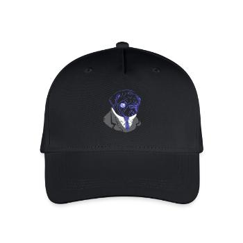 Dogs Professor Dog Dogs Gift - Organic Kids’ Baseball Cap - black - Front
