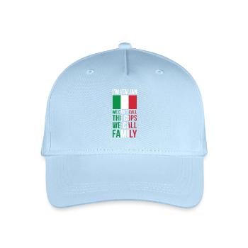 Italien Mafia Familien T-Shirt Geschenk Lustig - Kinder Bio Basecap - Hellblau - Vorne
