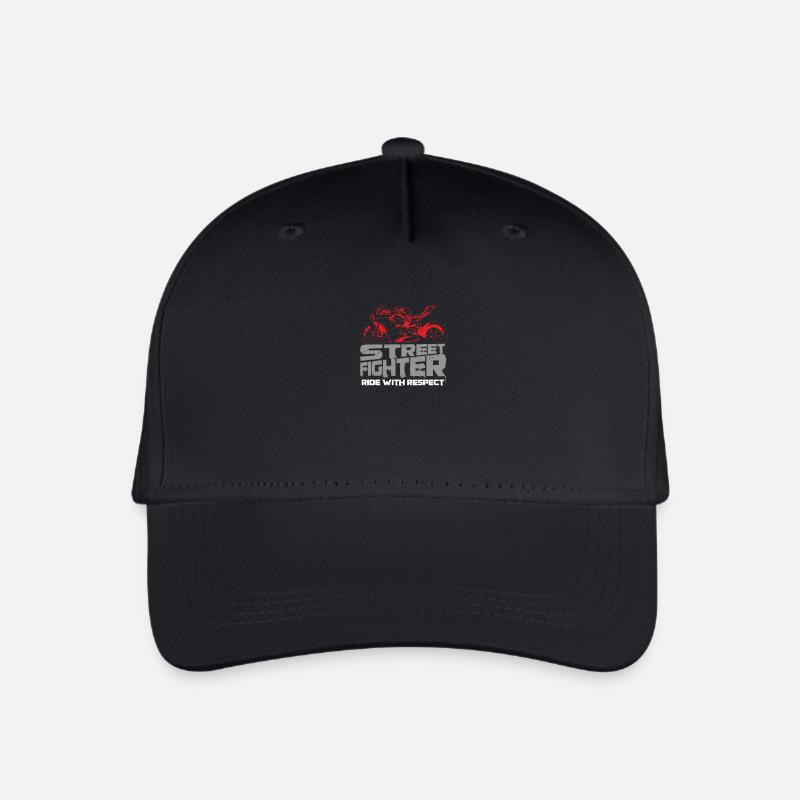 Streetfighter Ride with Respect - Kinder Bio Basecap - Schwarz