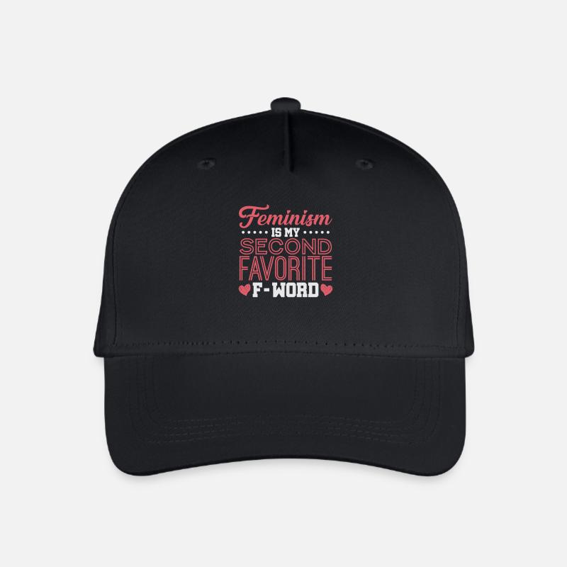 Feminismus - Kinder Bio Basecap - Schwarz
