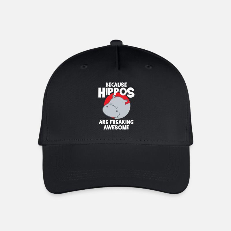 Hippo - Hippos - Hippofan - Hippo lovers - Organic Kids’ Baseball Cap - black