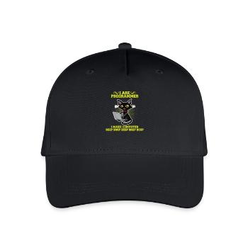 IT-specialist - Organic Kids’ Baseball Cap - black - Front
