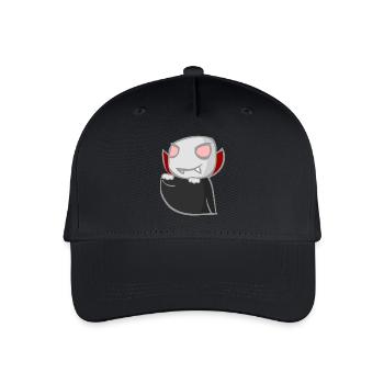 vampire - Casquette de baseball bio Enfant - noir - Devant