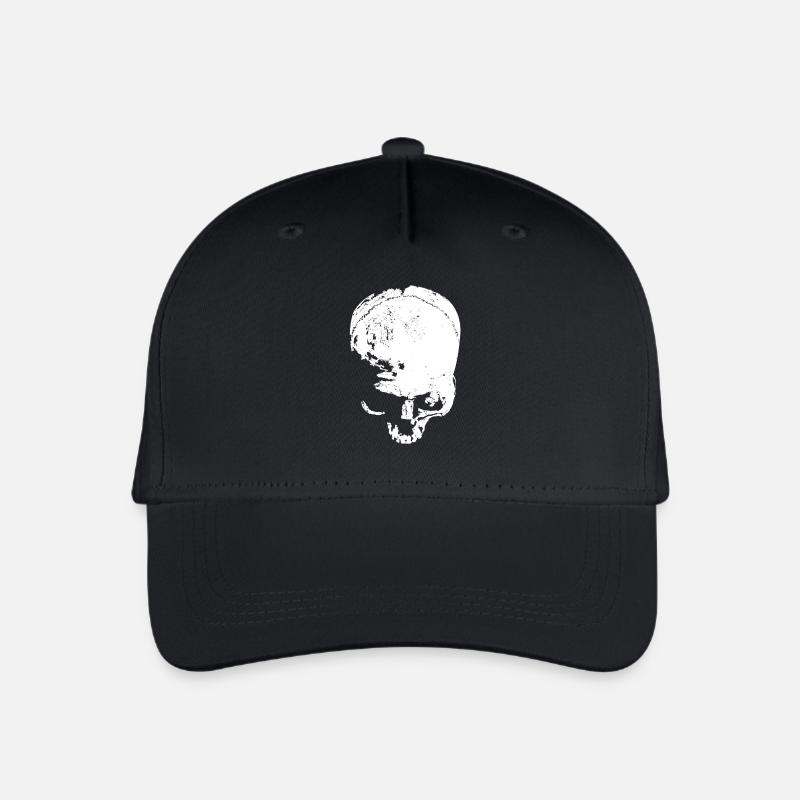 skull - Kinder Bio Basecap - Schwarz