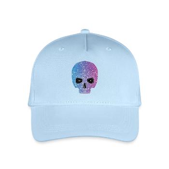 Galactic skull - Organic Kids’ Baseball Cap - light blue - Front